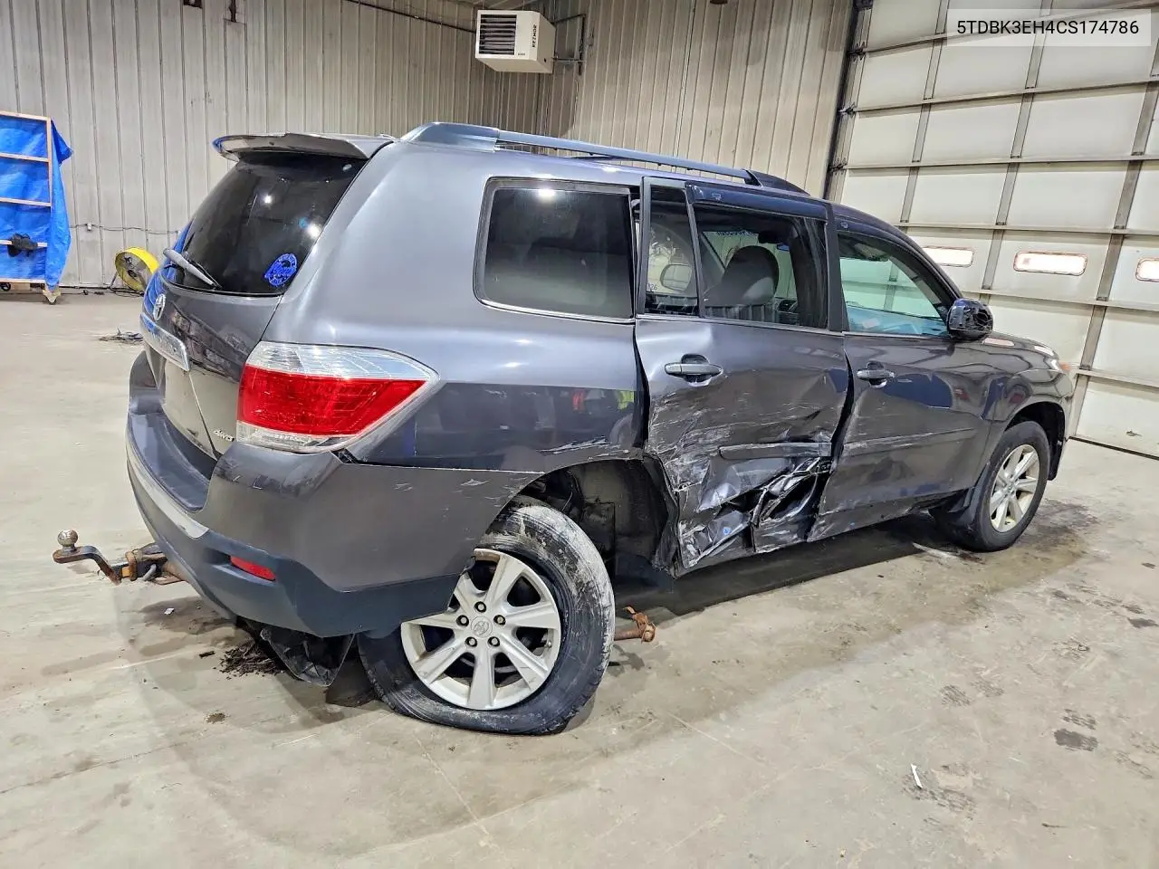 2012 Toyota Highlander Se VIN: 5TDBK3EH4CS174786 Lot: 57485596