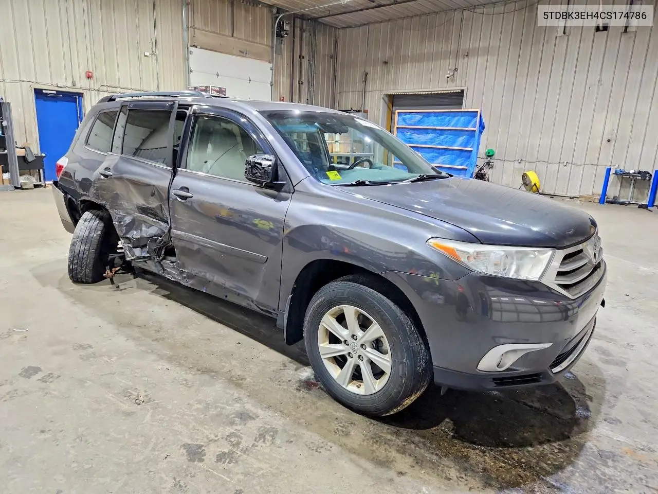 2012 Toyota Highlander Se VIN: 5TDBK3EH4CS174786 Lot: 57485596