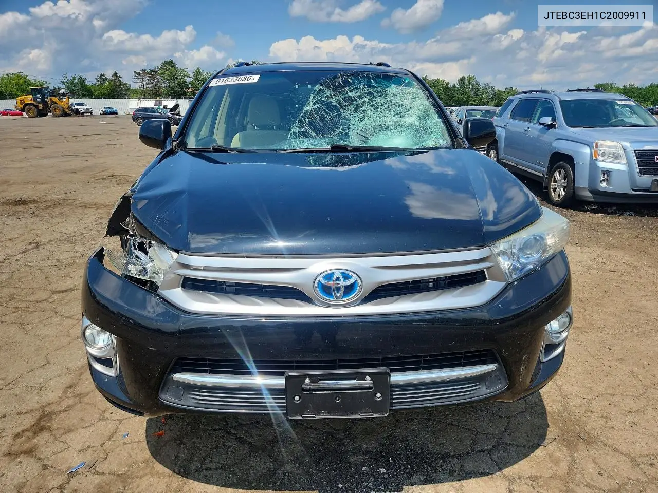 2012 Toyota Highlander Hybrid VIN: JTEBC3EH1C2009911 Lot: 61633686