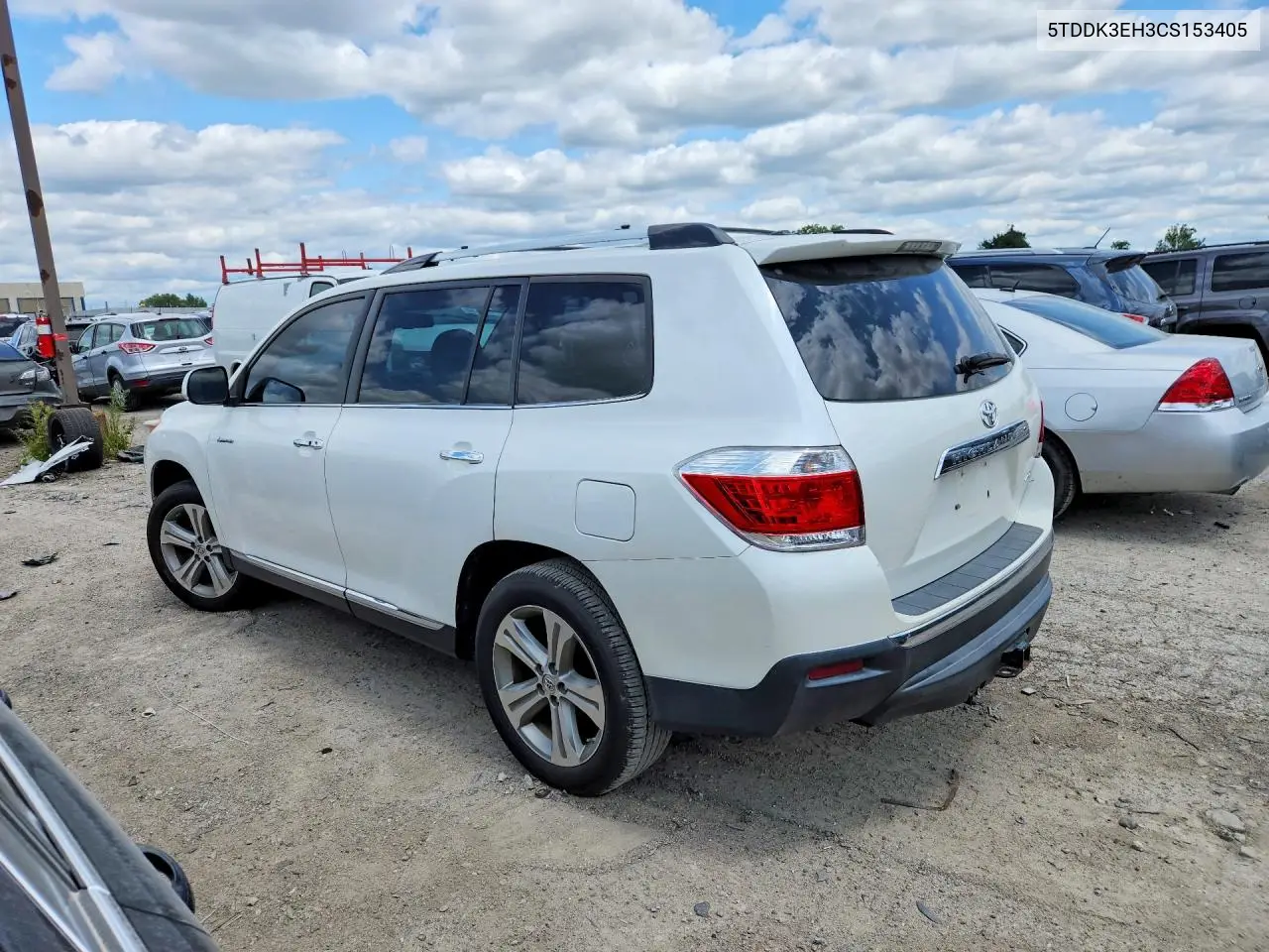 2012 Toyota Highlander Limited VIN: 5TDDK3EH3CS153405 Lot: 61736876