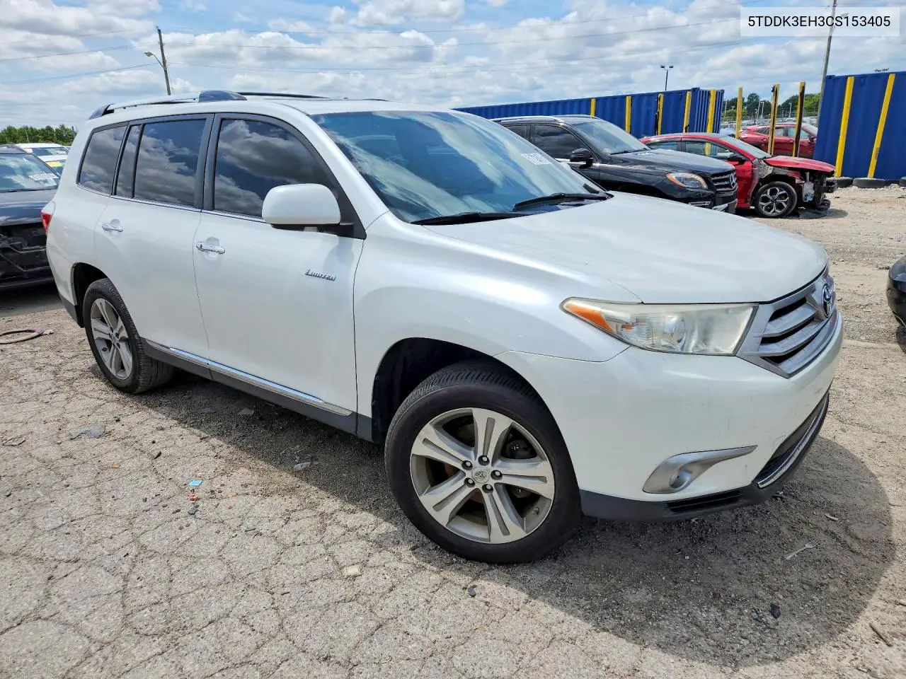 2012 Toyota Highlander Limited VIN: 5TDDK3EH3CS153405 Lot: 61736876