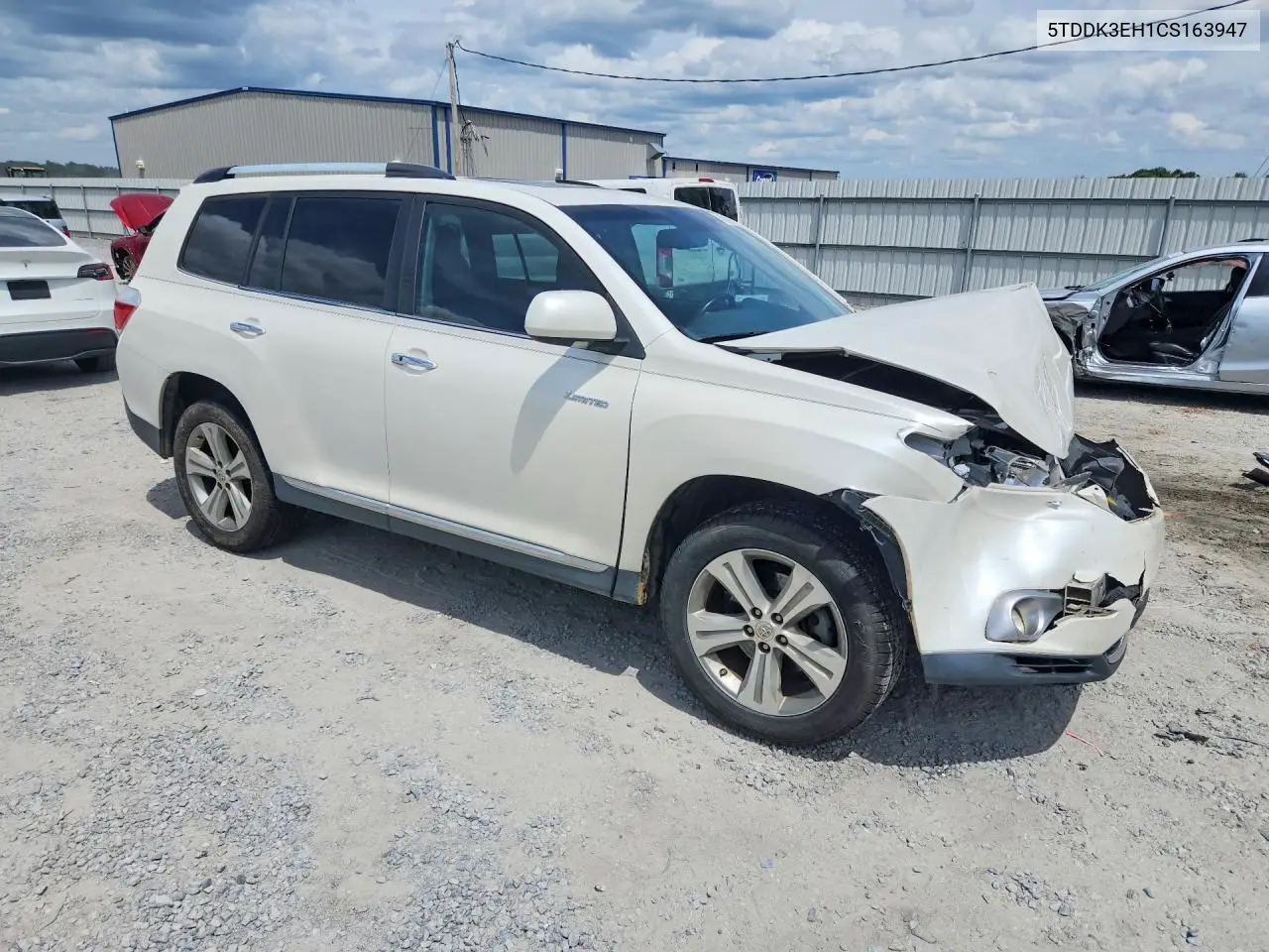 2012 Toyota Highlander Limited VIN: 5TDDK3EH1CS163947 Lot: 61819246