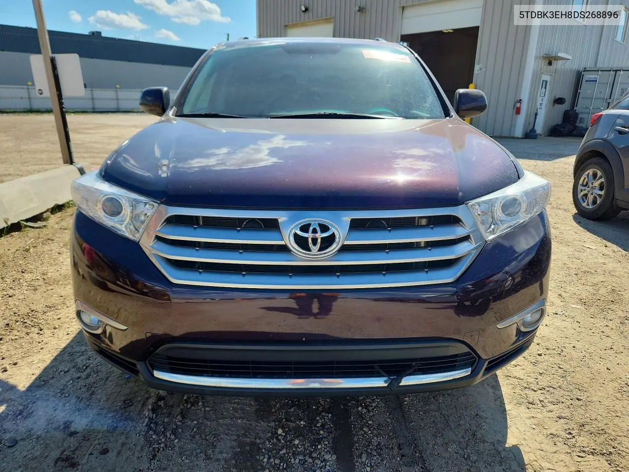 2013 Toyota Highlander Base VIN: 5TDBK3EH8DS268896 Lot: 57838426