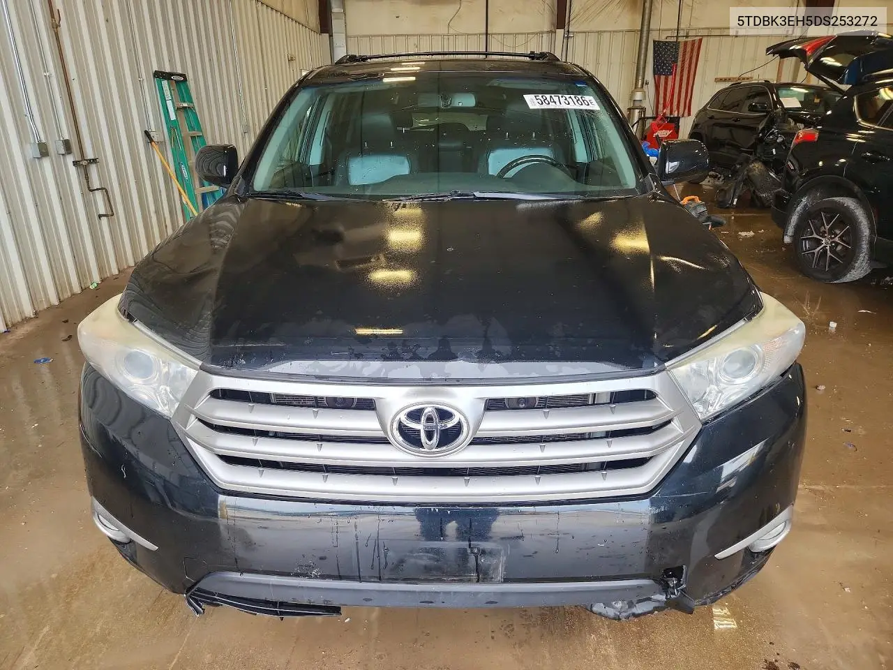 2013 Toyota Highlander Se VIN: 5TDBK3EH5DS253272 Lot: 58473186