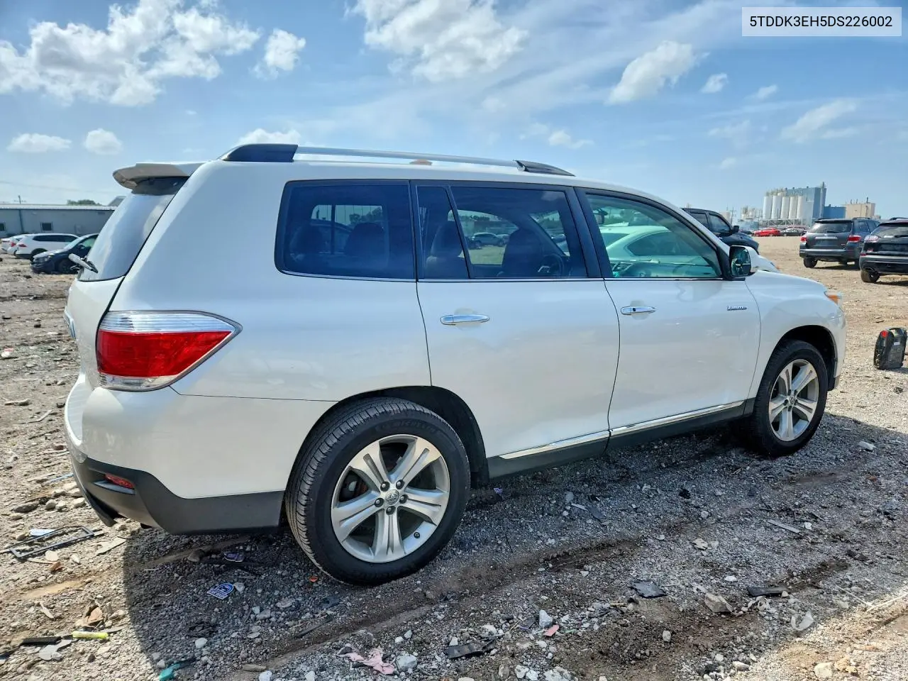 2013 Toyota Highlander Limited VIN: 5TDDK3EH5DS226002 Lot: 58883836