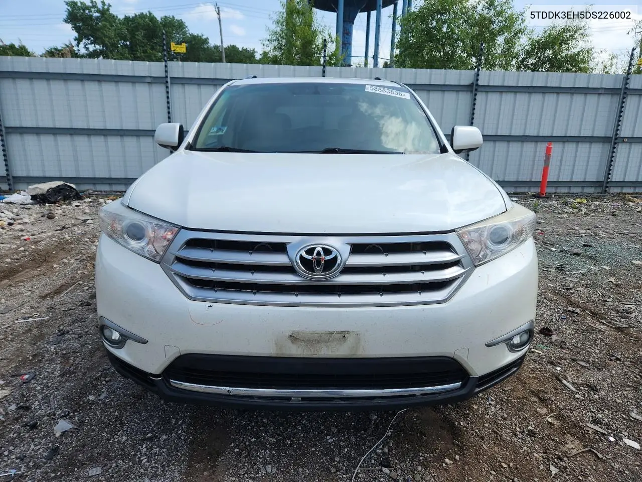 2013 Toyota Highlander Limited VIN: 5TDDK3EH5DS226002 Lot: 58883836