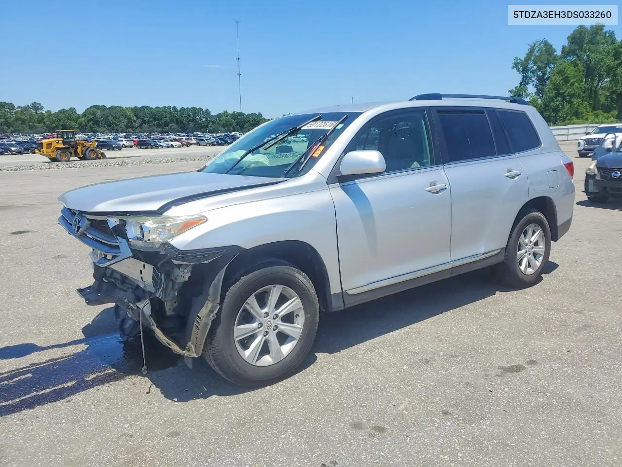 2013 Toyota Highlander VIN: 5TDZA3EH3DS033260 Lot: 59122616