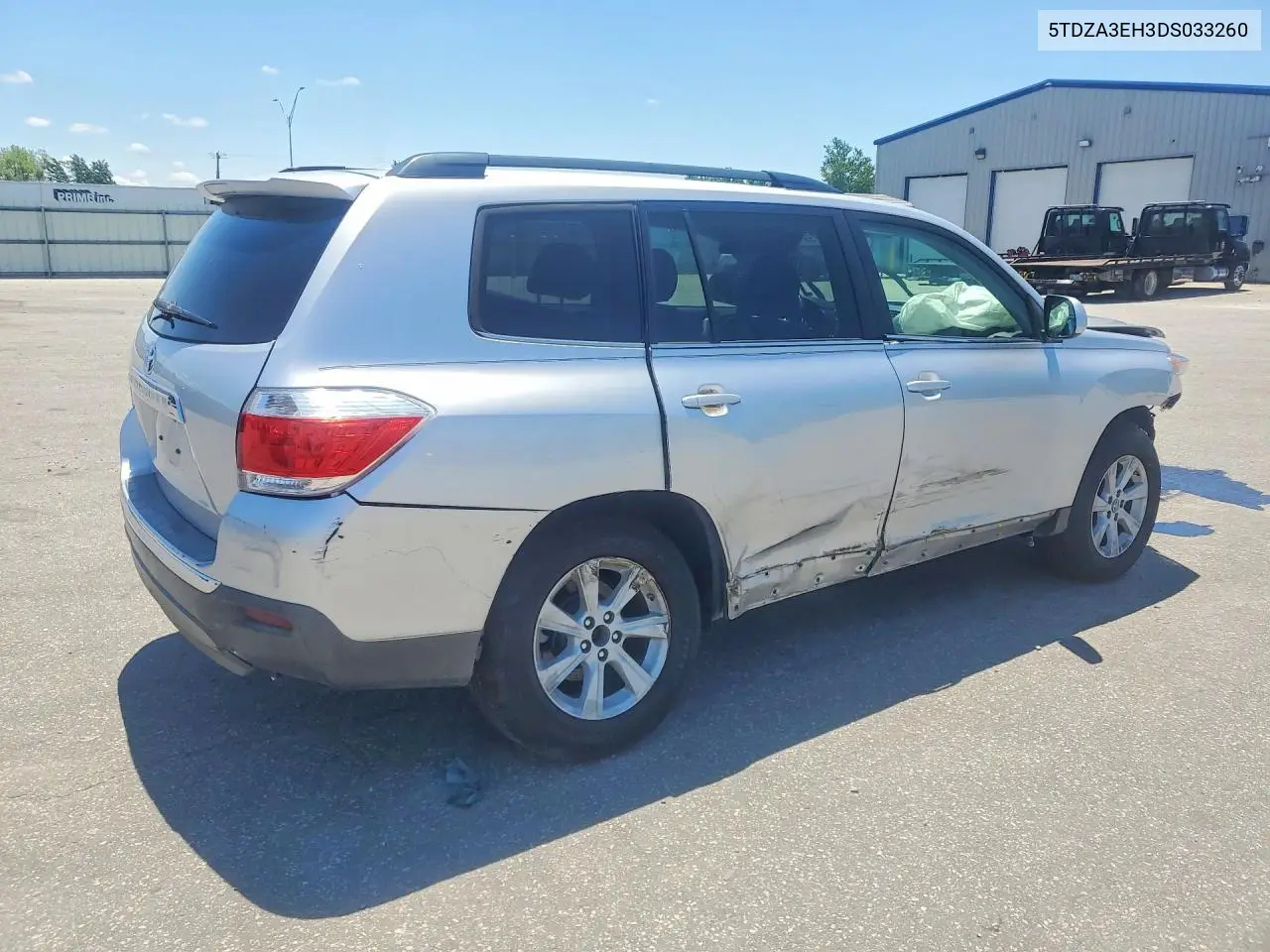 2013 Toyota Highlander VIN: 5TDZA3EH3DS033260 Lot: 59122616