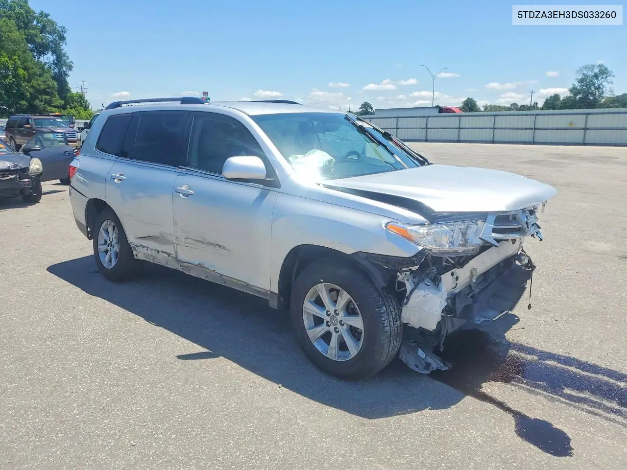 2013 Toyota Highlander VIN: 5TDZA3EH3DS033260 Lot: 59122616
