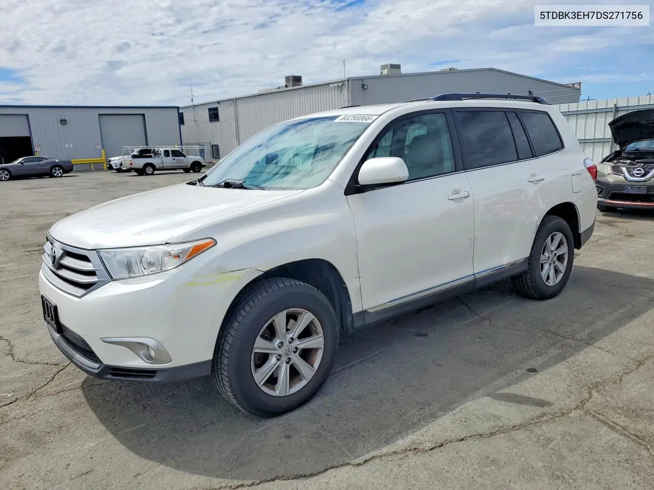 5TDBK3EH7DS271756 2013 Toyota Highlander Se
