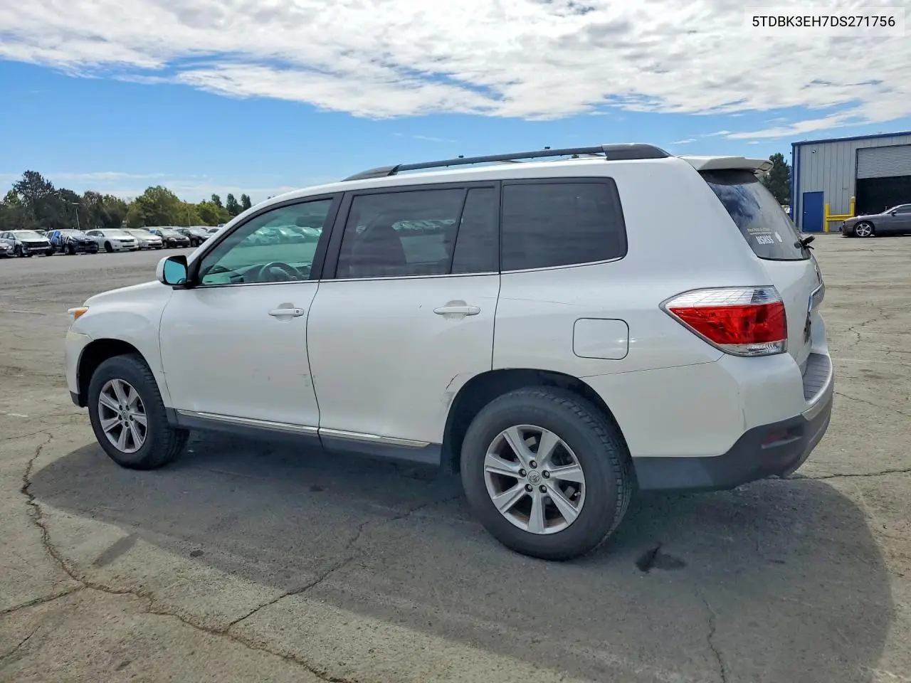 5TDBK3EH7DS271756 2013 Toyota Highlander Se