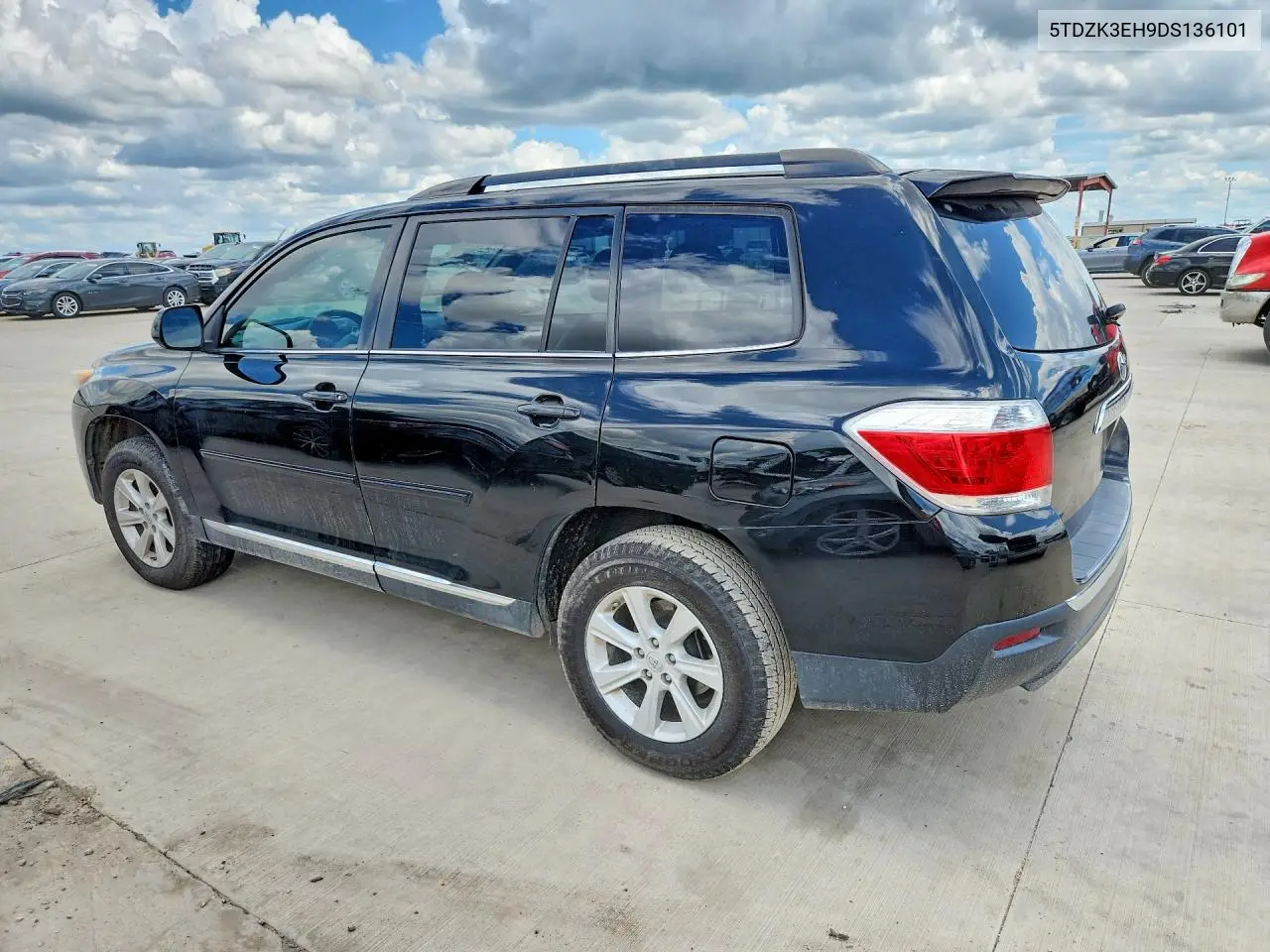 2013 Toyota Highlander Se VIN: 5TDZK3EH9DS136101 Lot: 60566676