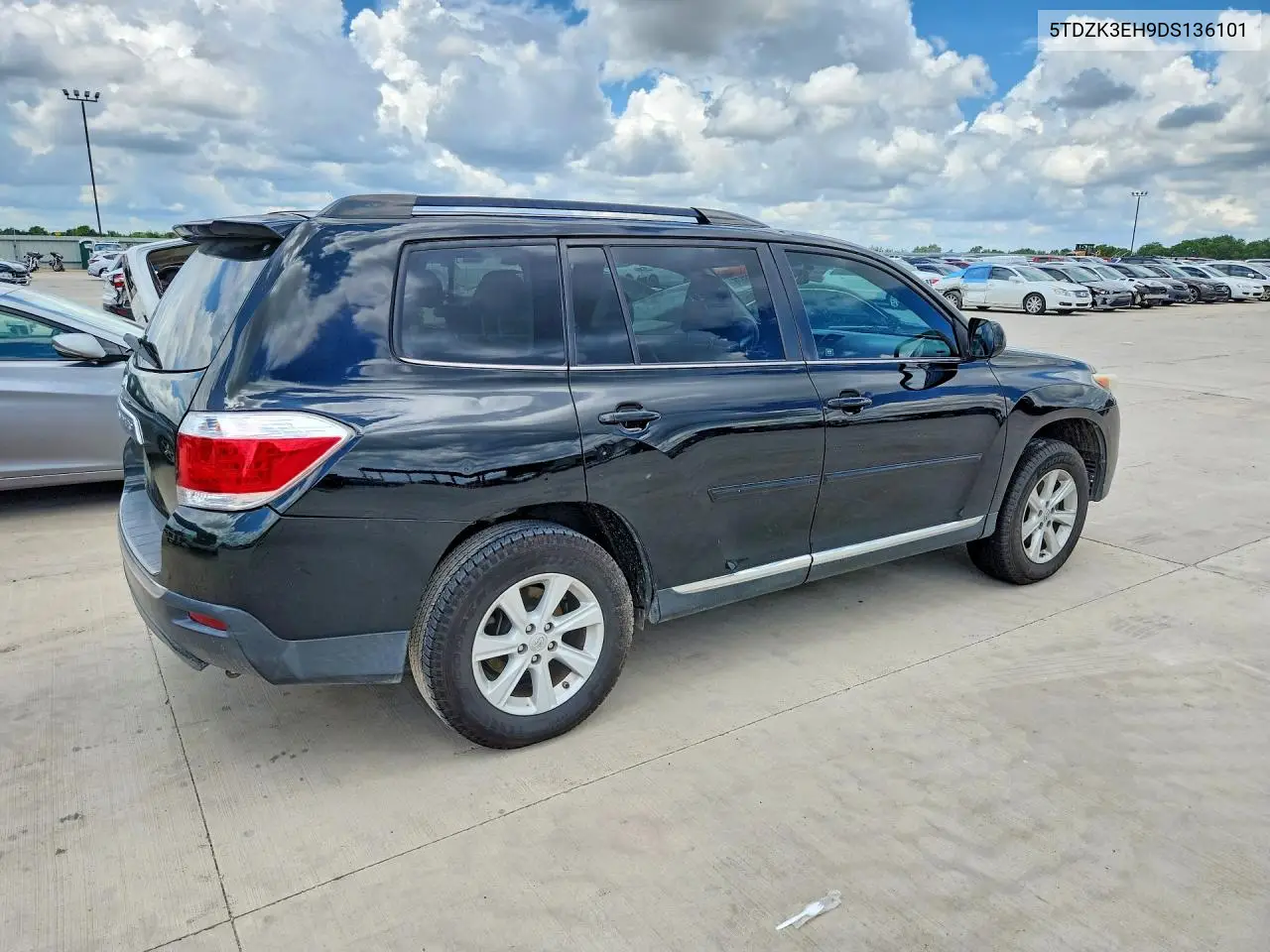 2013 Toyota Highlander Se VIN: 5TDZK3EH9DS136101 Lot: 60566676