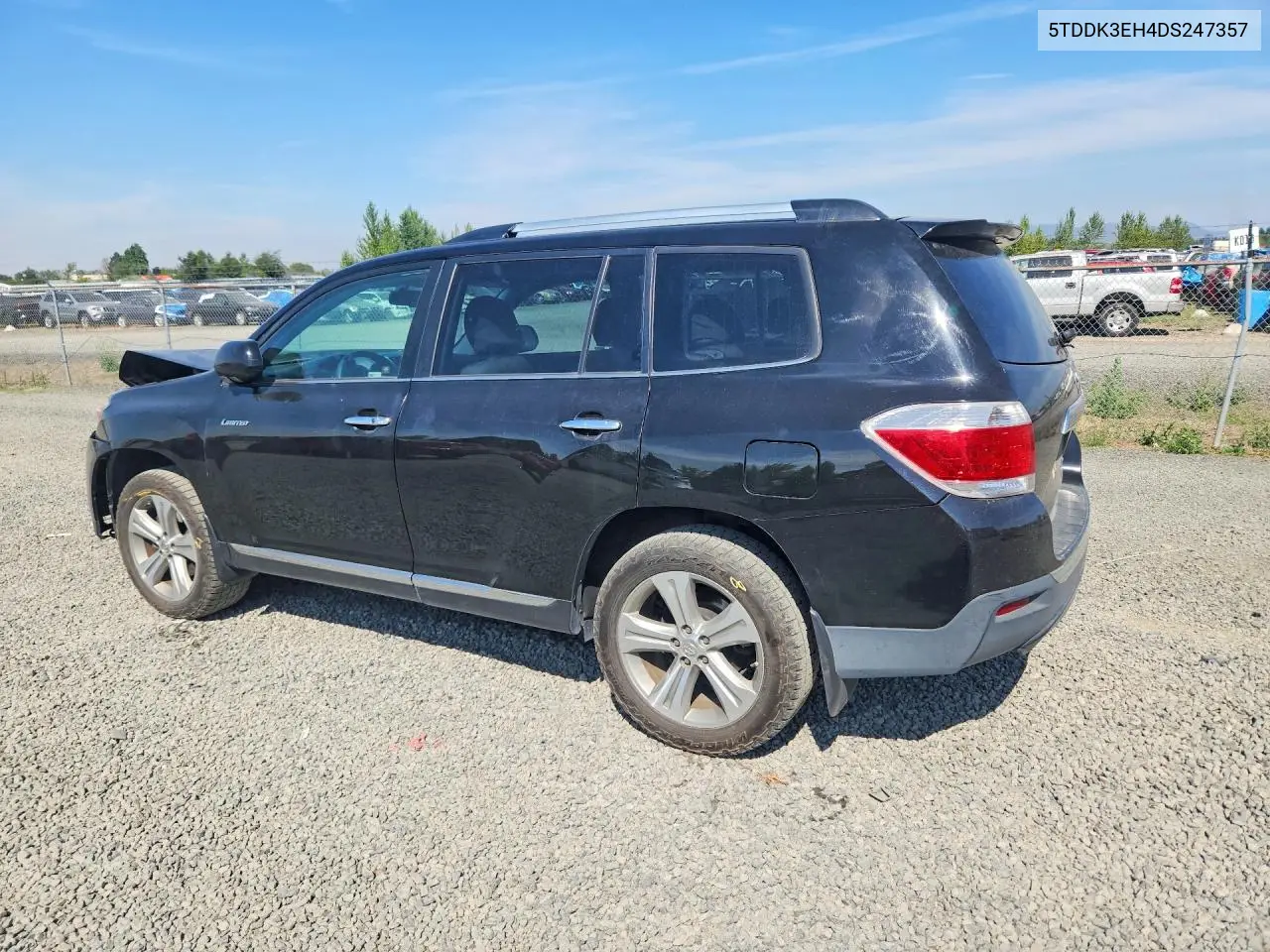 2013 Toyota Highlander Limited VIN: 5TDDK3EH4DS247357 Lot: 61342006