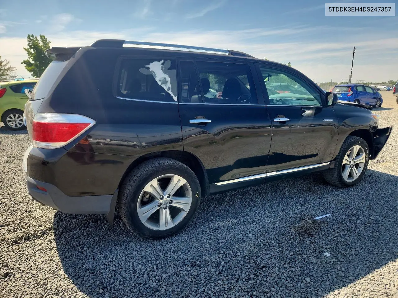 2013 Toyota Highlander Limited VIN: 5TDDK3EH4DS247357 Lot: 61342006