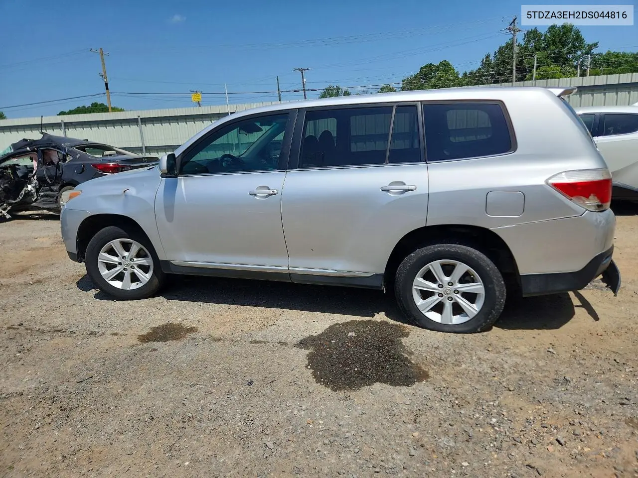 2013 Toyota Highlander Base VIN: 5TDZA3EH2DS044816 Lot: 61663416