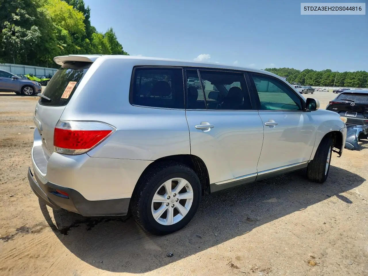 2013 Toyota Highlander Base VIN: 5TDZA3EH2DS044816 Lot: 61663416