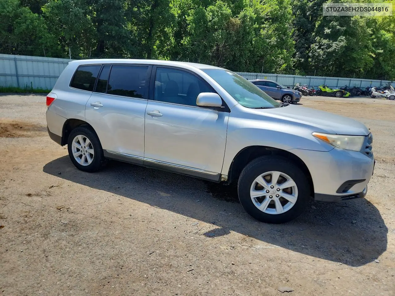 2013 Toyota Highlander Base VIN: 5TDZA3EH2DS044816 Lot: 61663416