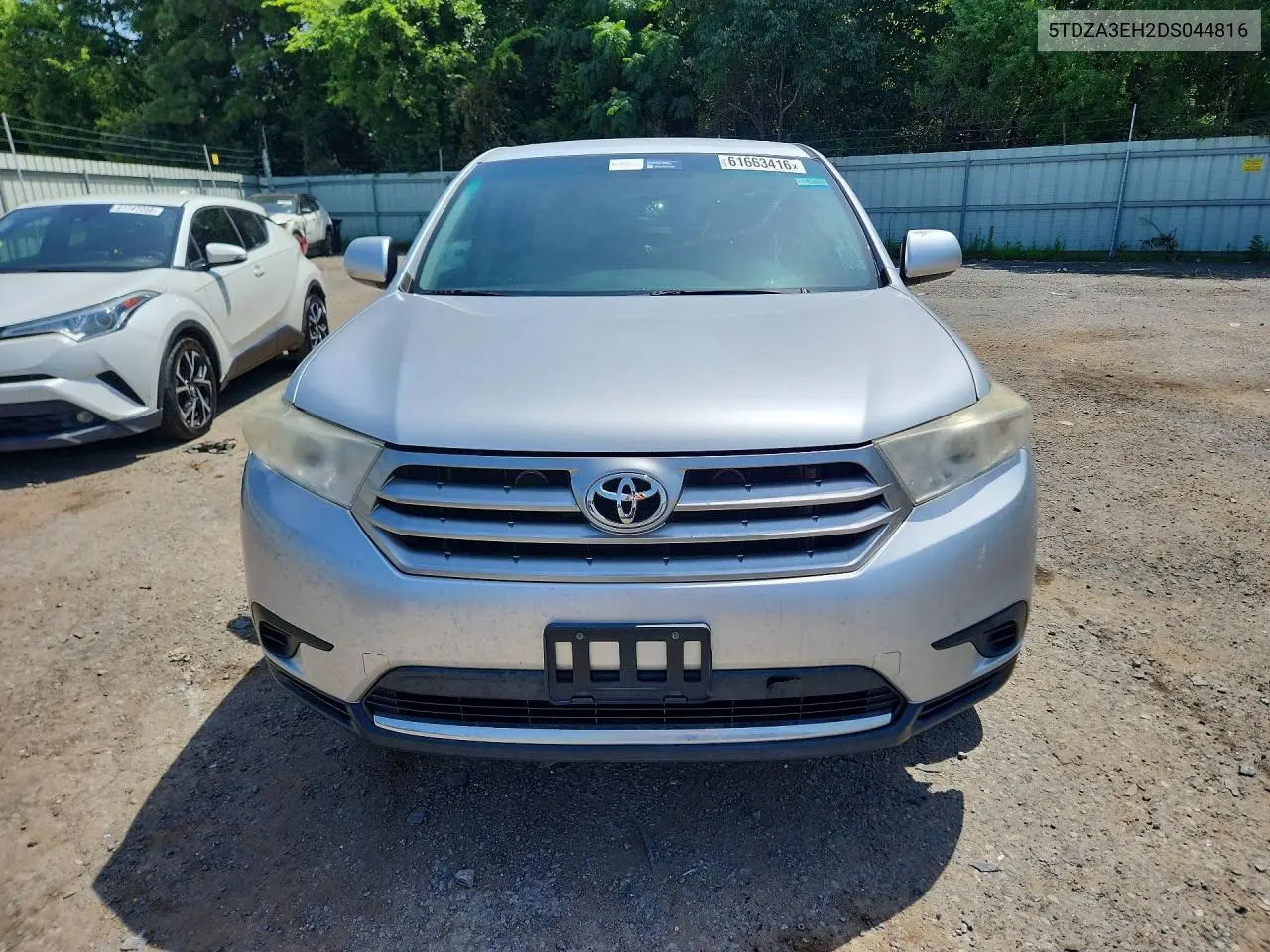 2013 Toyota Highlander Base VIN: 5TDZA3EH2DS044816 Lot: 61663416