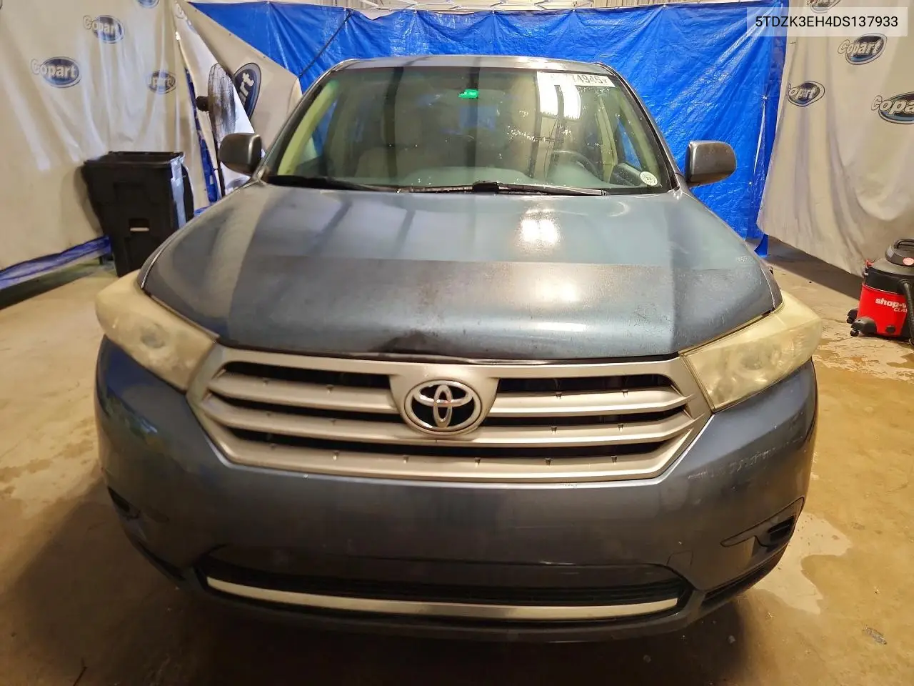 2013 Toyota Highlander Base VIN: 5TDZK3EH4DS137933 Lot: 61774946