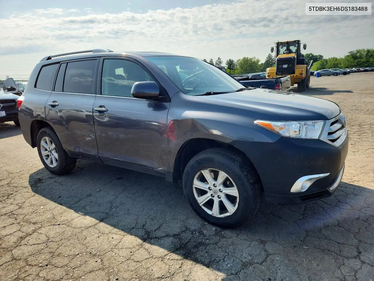 2013 Toyota Highlander Se VIN: 5TDBK3EH6DS183488 Lot: 61802266