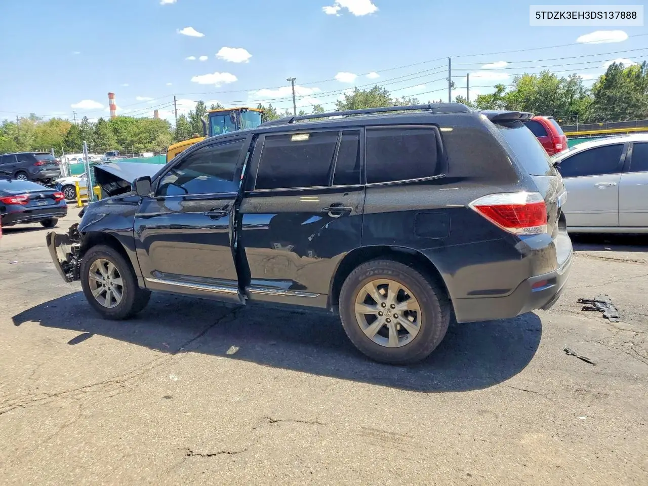 2013 Toyota Highlander Se VIN: 5TDZK3EH3DS137888 Lot: 61805386
