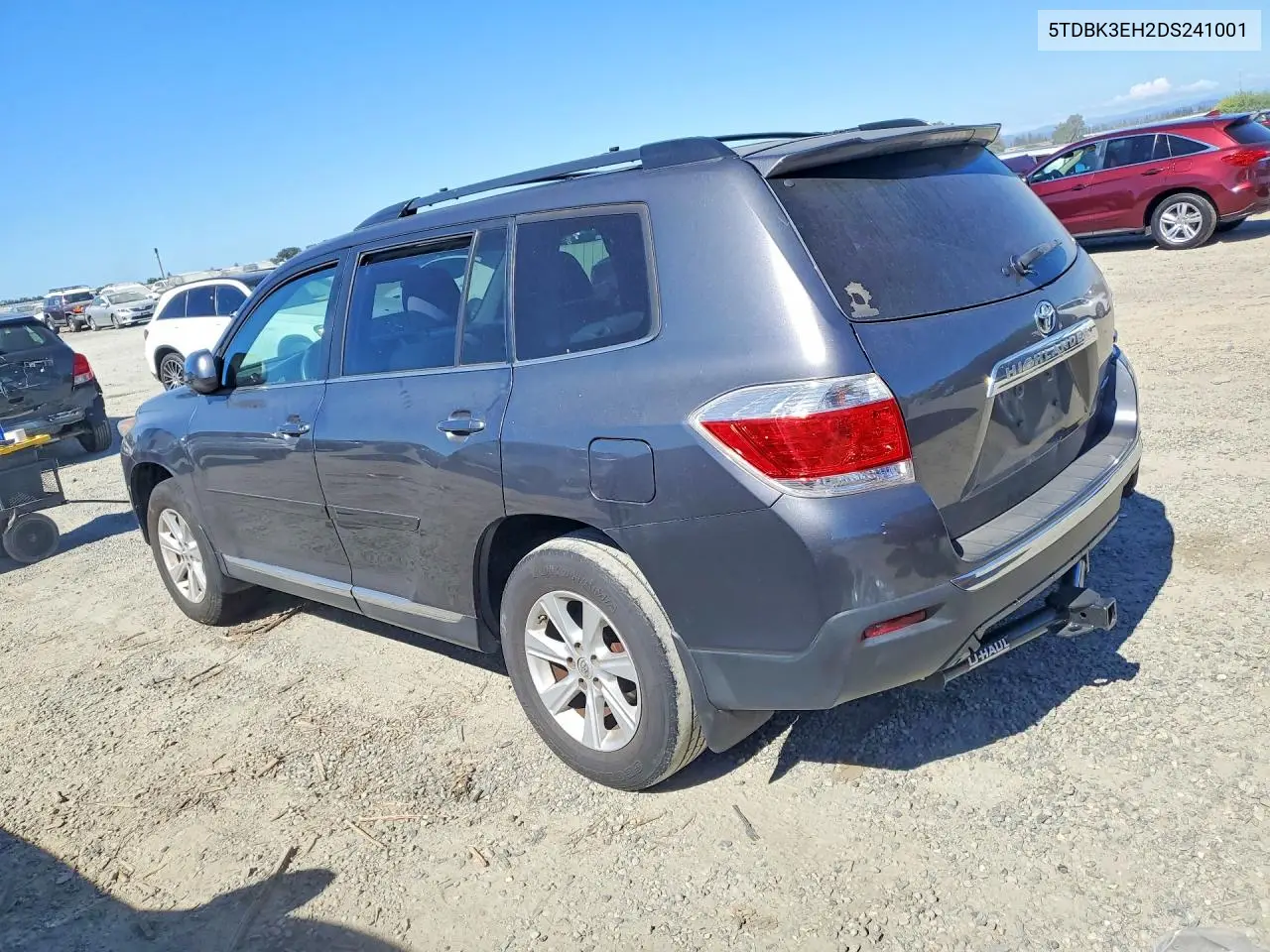 2013 Toyota Highlander Plus VIN: 5TDBK3EH2DS241001 Lot: 61923936