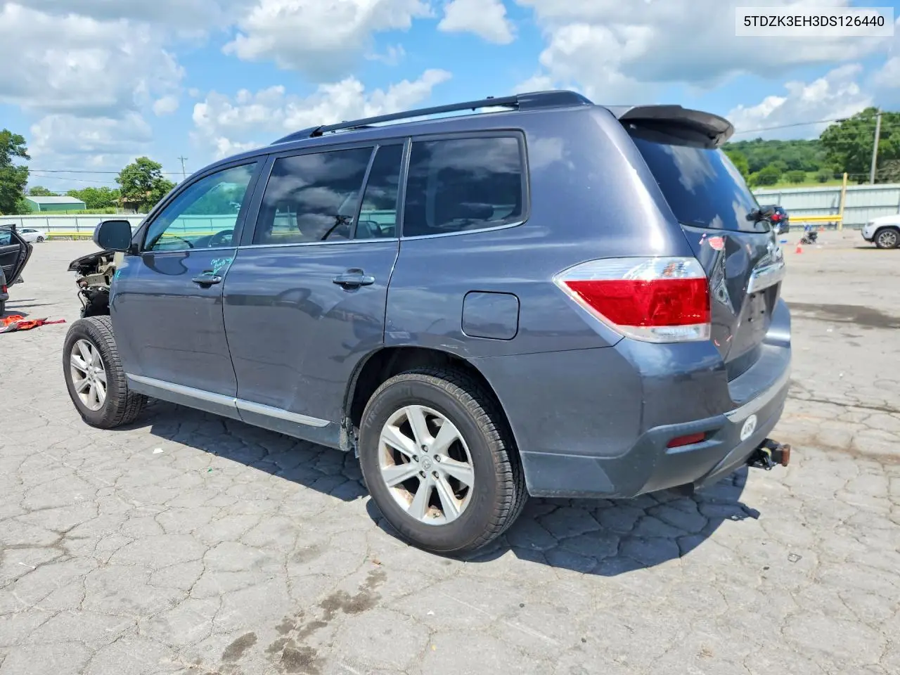 2013 Toyota Highlander Se VIN: 5TDZK3EH3DS126440 Lot: 61992106