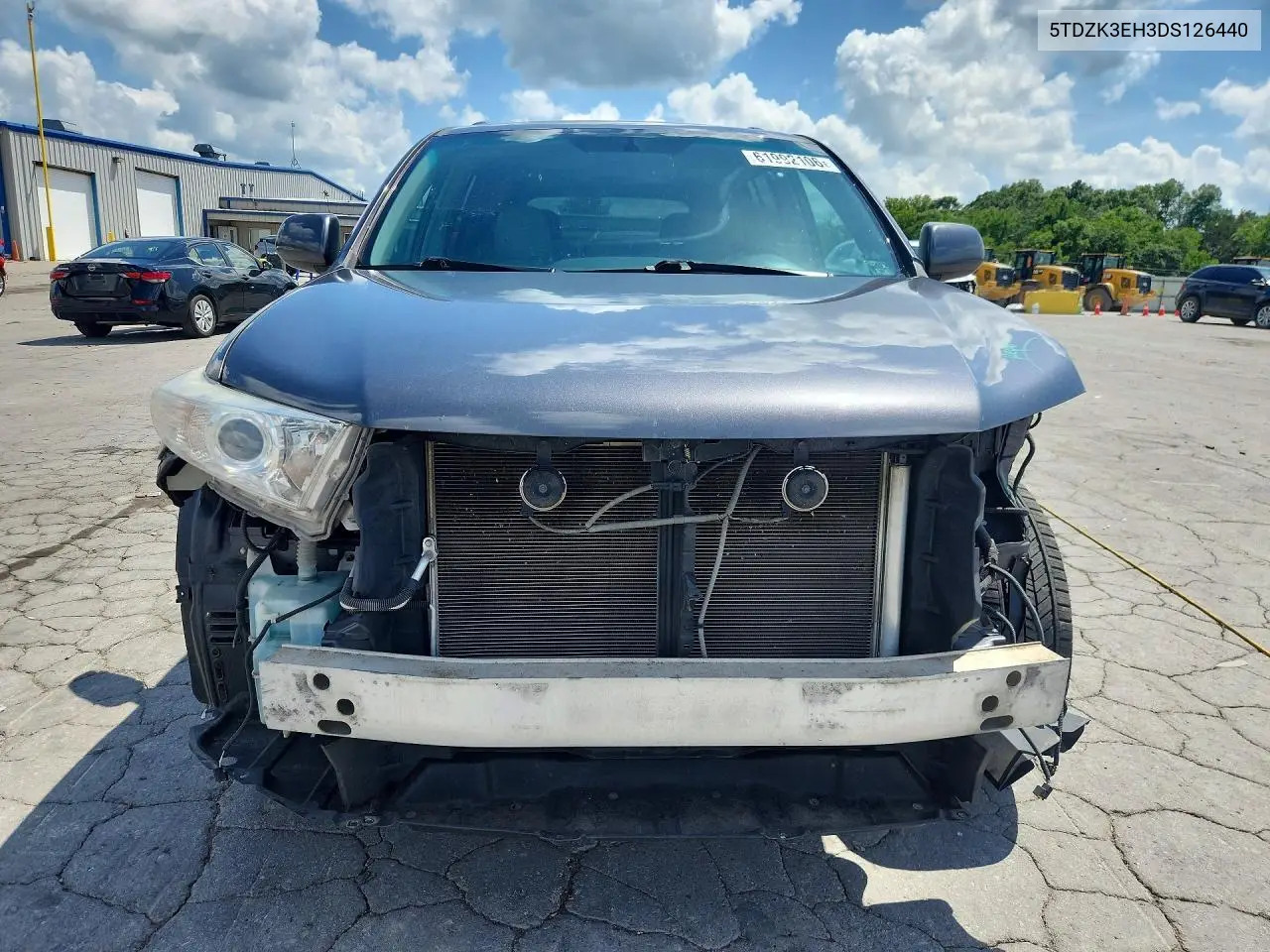 2013 Toyota Highlander Se VIN: 5TDZK3EH3DS126440 Lot: 61992106