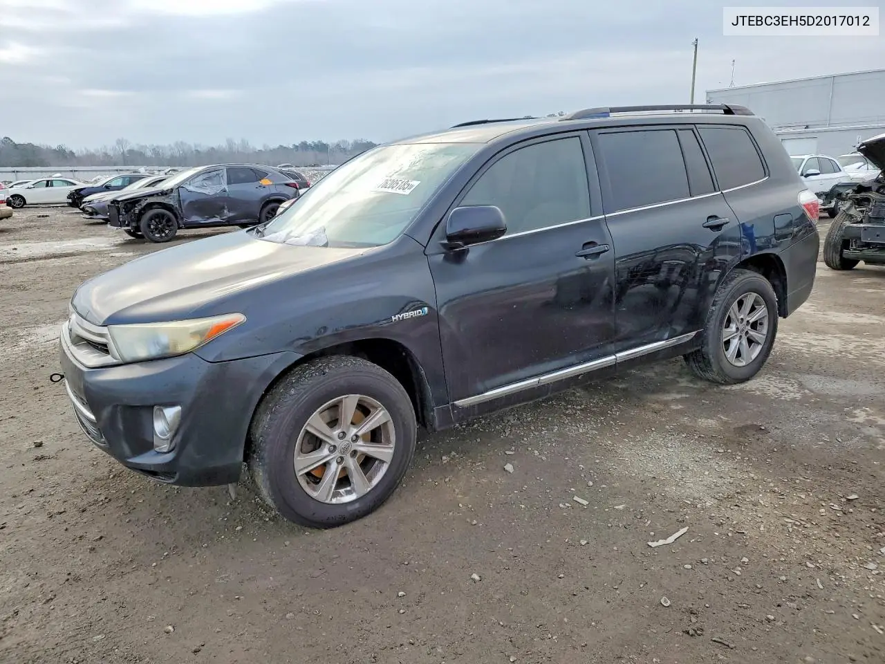 JTEBC3EH5D2017012 2013 Toyota Highlander Hybrid