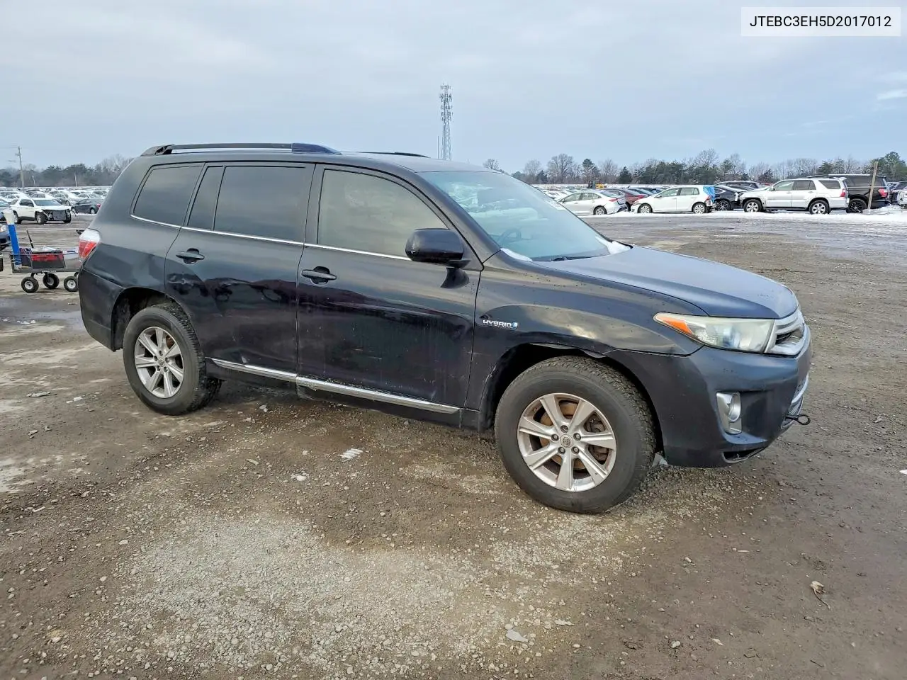 JTEBC3EH5D2017012 2013 Toyota Highlander Hybrid