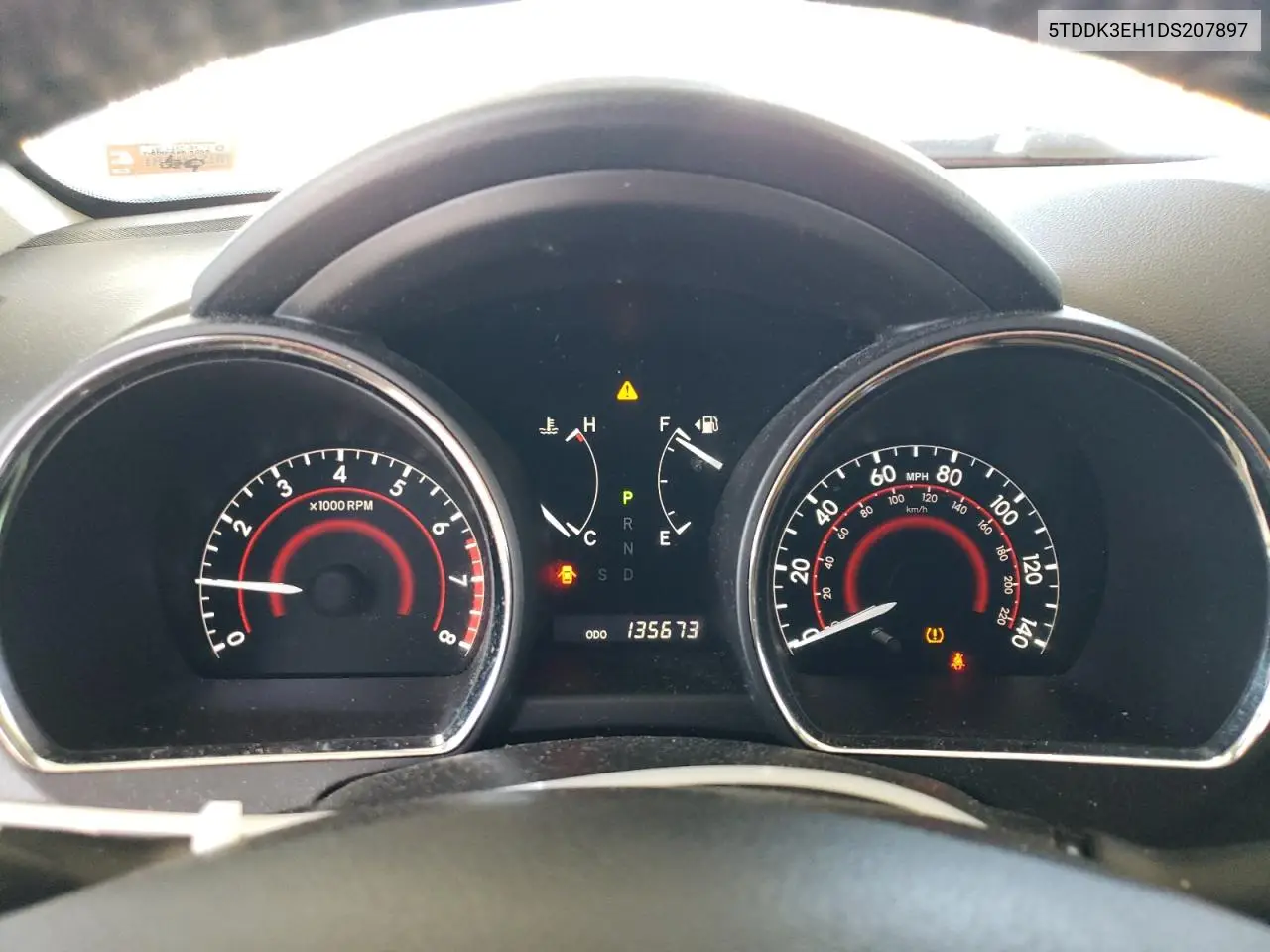 5TDDK3EH1DS207897 2013 Toyota Highlander Limited