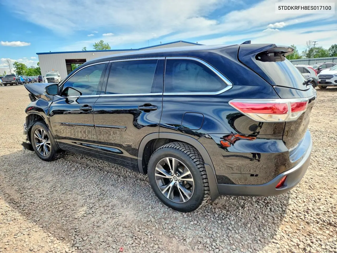 2014 Toyota Highlander Limited VIN: 5TDDKRFH8ES017100 Lot: 58005396