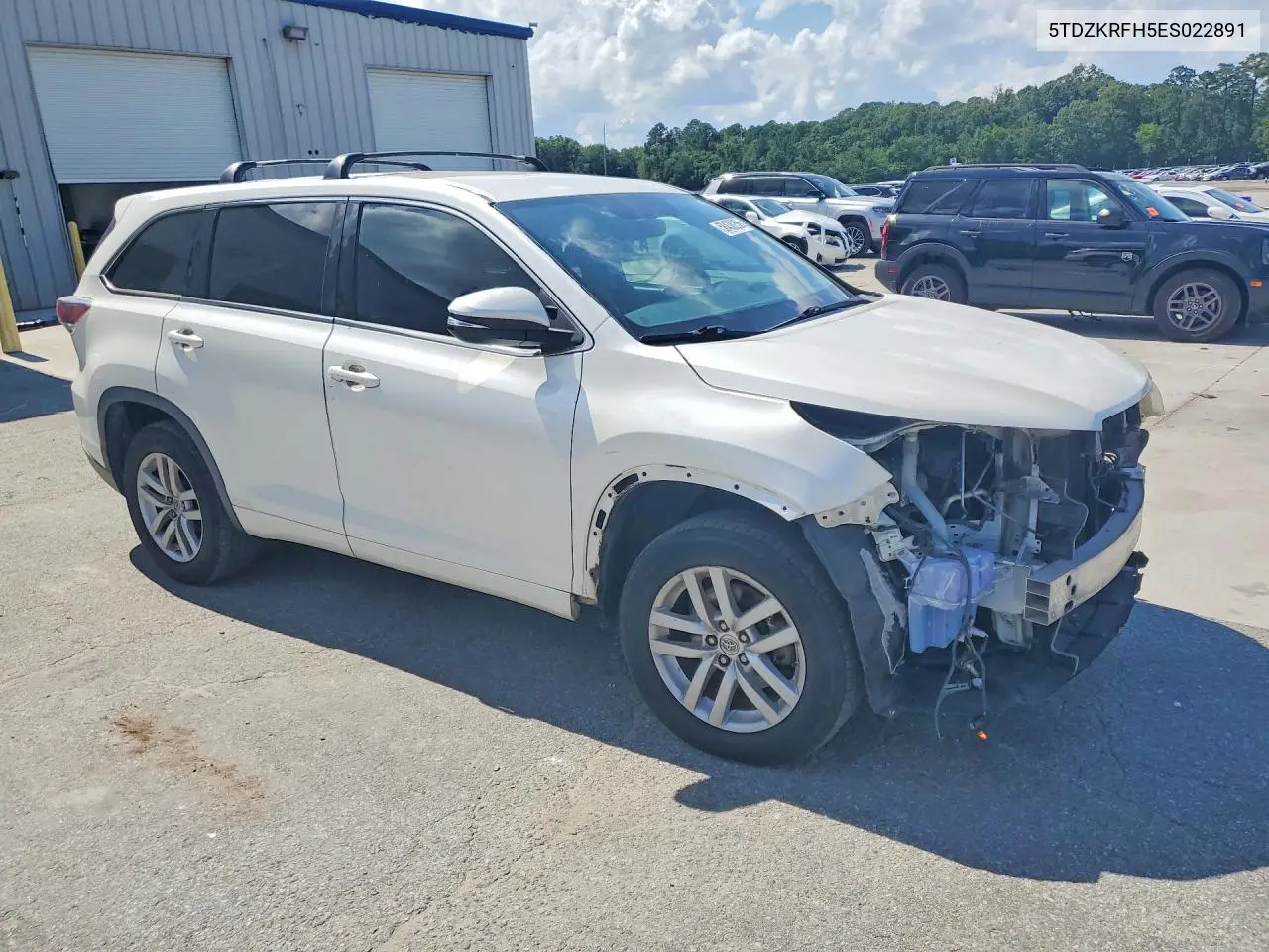 2014 Toyota Highlander Le VIN: 5TDZKRFH5ES022891 Lot: 58438256