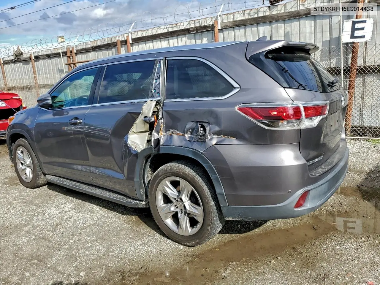 5TDYKRFH6ES014438 2014 Toyota Highlander Limited