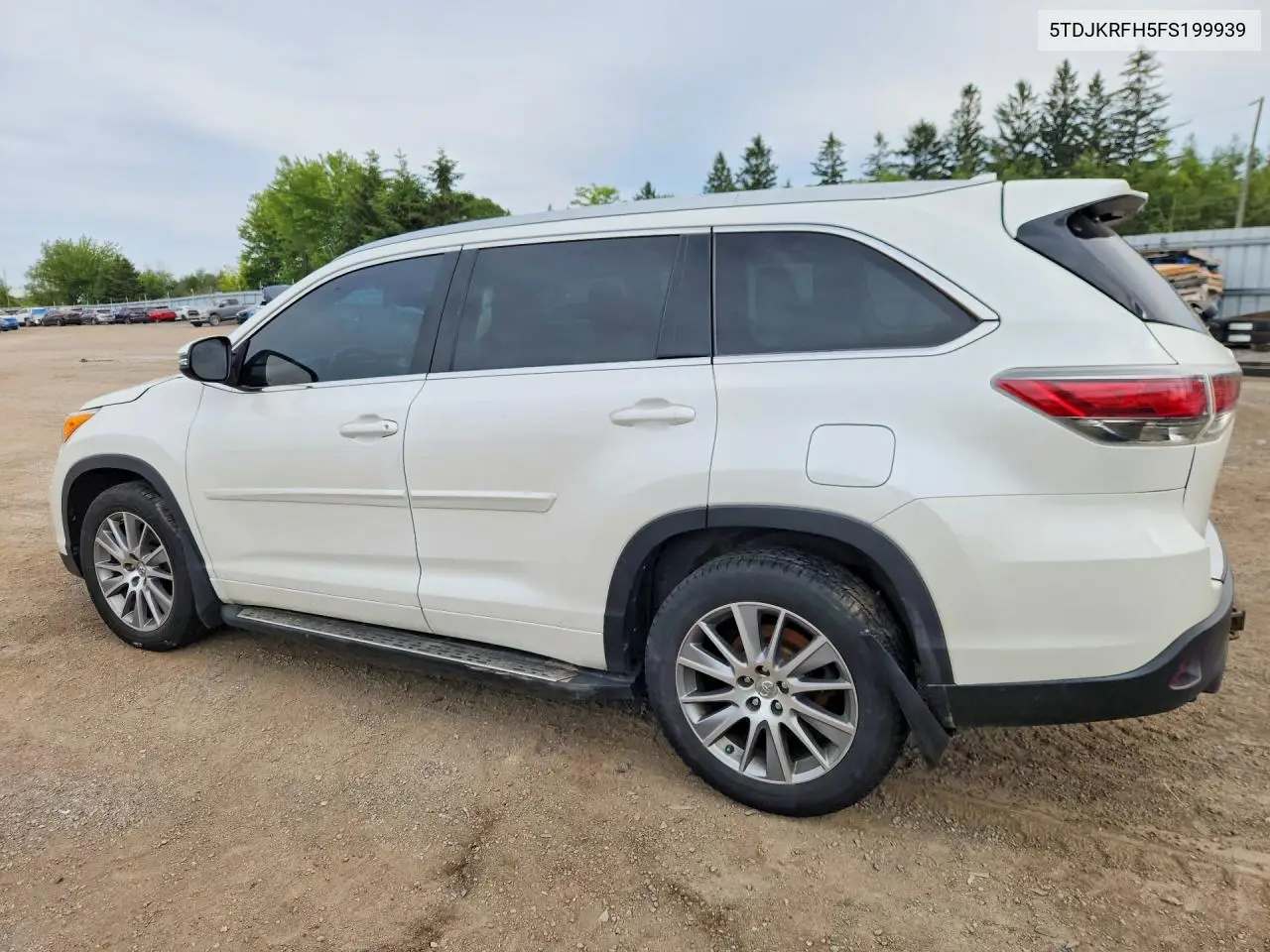2015 Toyota Highlander Xle VIN: 5TDJKRFH5FS199939 Lot: 56289526