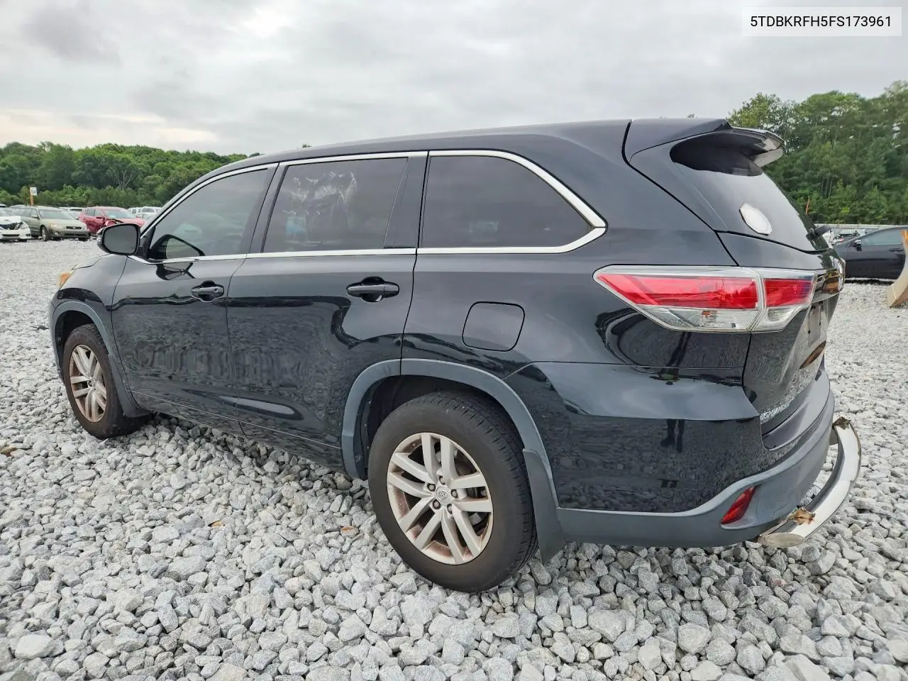 2015 Toyota Highlander Le VIN: 5TDBKRFH5FS173961 Lot: 60434666