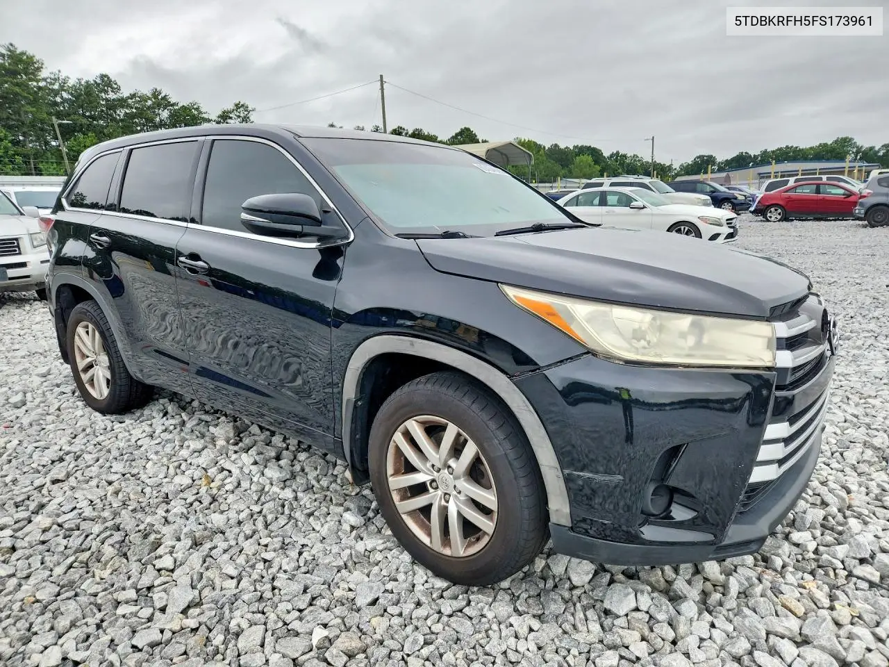 2015 Toyota Highlander Le VIN: 5TDBKRFH5FS173961 Lot: 60434666