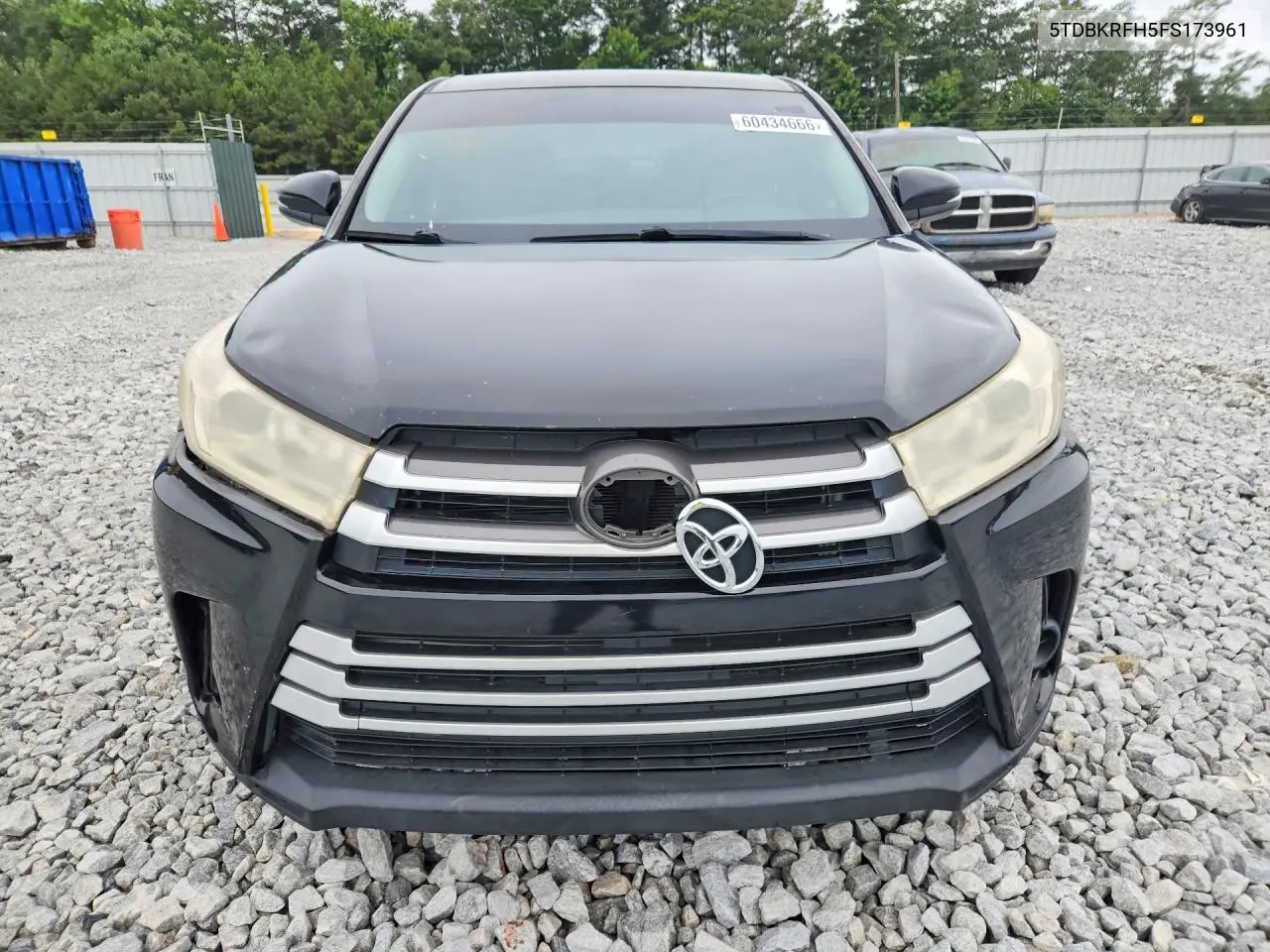 2015 Toyota Highlander Le VIN: 5TDBKRFH5FS173961 Lot: 60434666