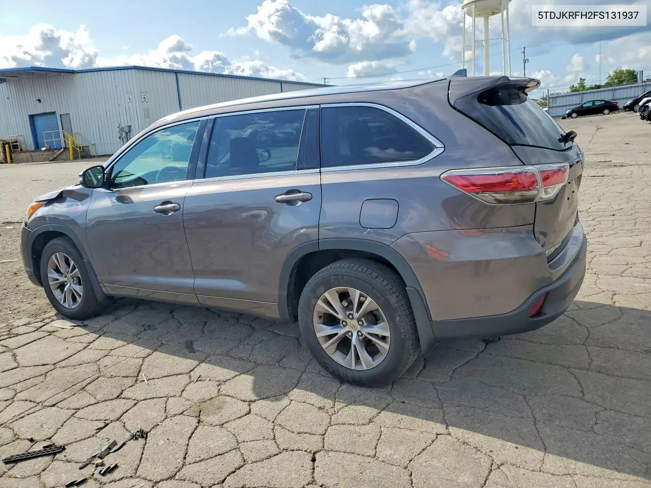 2015 Toyota Highlander Xle VIN: 5TDJKRFH2FS131937 Lot: 61793226