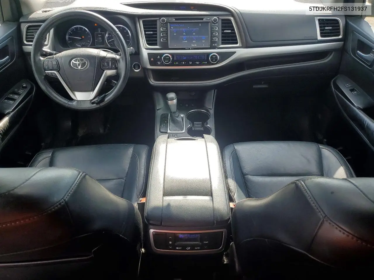 2015 Toyota Highlander Xle VIN: 5TDJKRFH2FS131937 Lot: 61793226