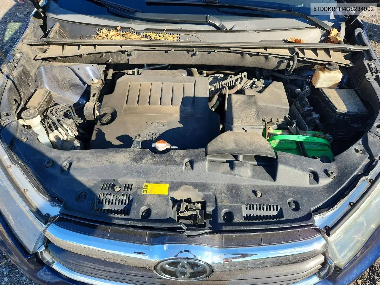 2016 Toyota Highlander Limited VIN: 5TDDKRFH4GS234002 Lot: 60548576