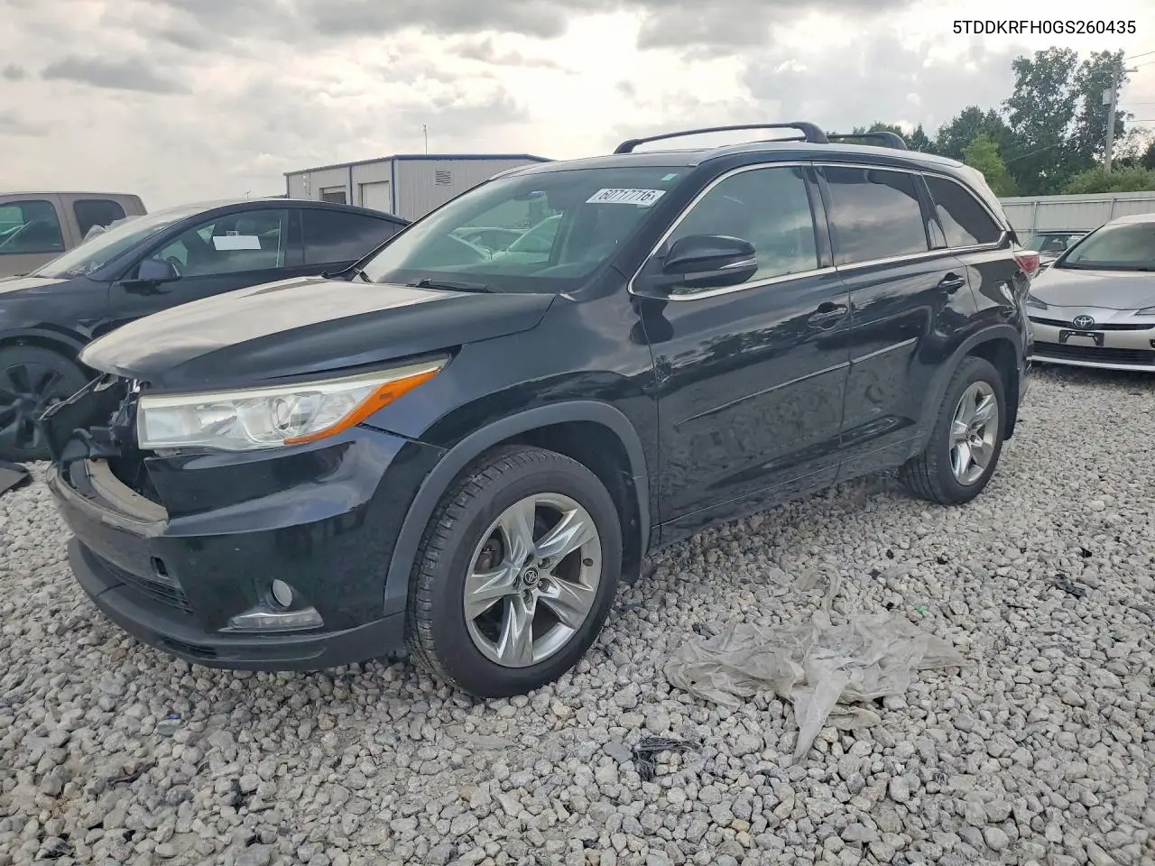 2016 Toyota Highlander Limited Platinum VIN: 5TDDKRFH0GS260435 Lot: 60717716