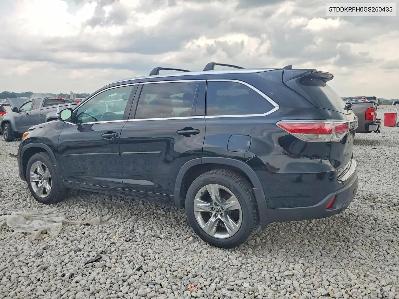 2016 Toyota Highlander Limited Platinum VIN: 5TDDKRFH0GS260435 Lot: 60717716