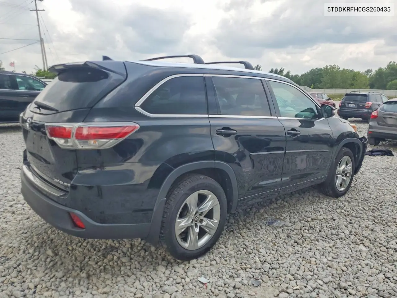 2016 Toyota Highlander Limited Platinum VIN: 5TDDKRFH0GS260435 Lot: 60717716