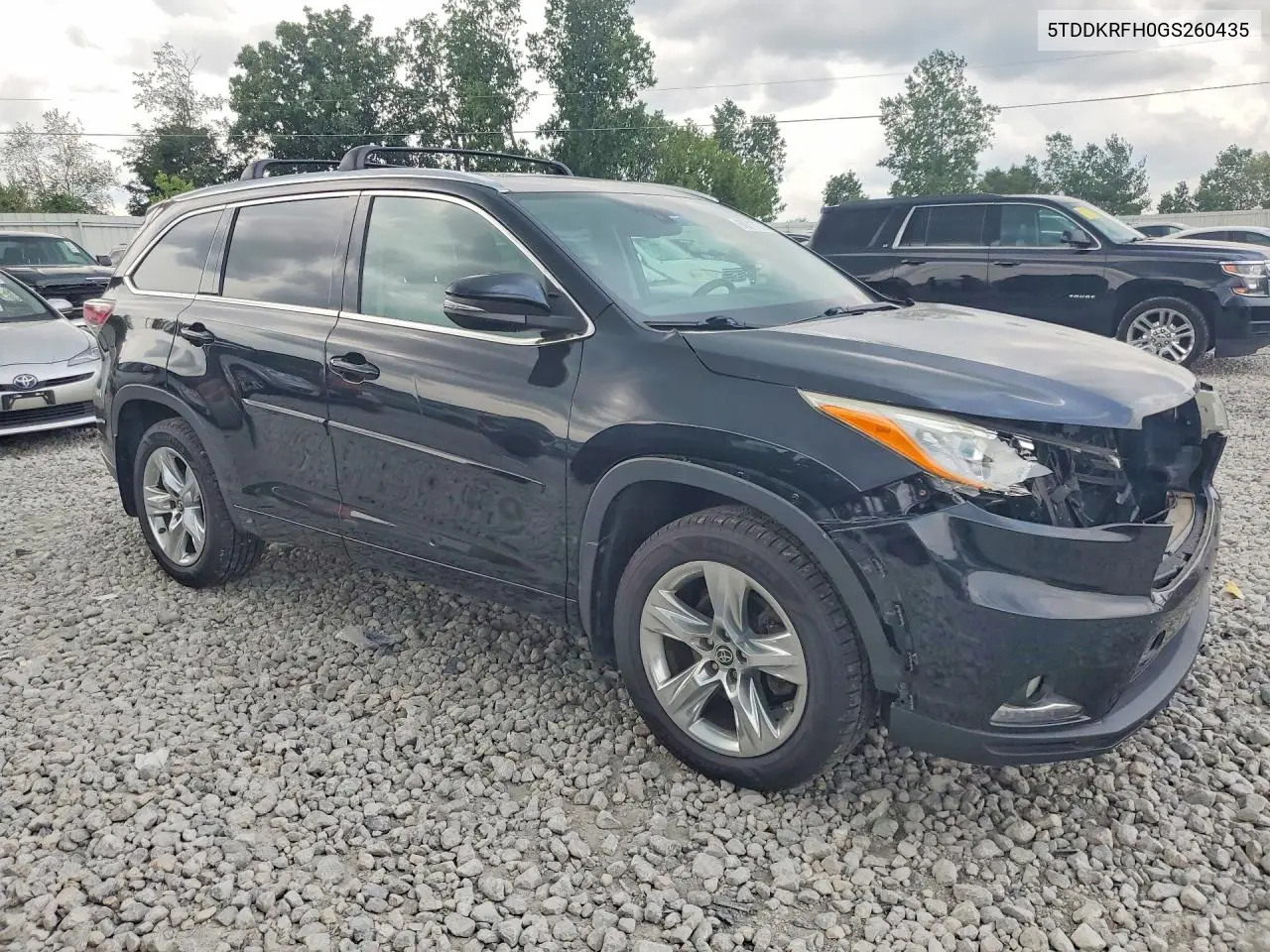 2016 Toyota Highlander Limited Platinum VIN: 5TDDKRFH0GS260435 Lot: 60717716