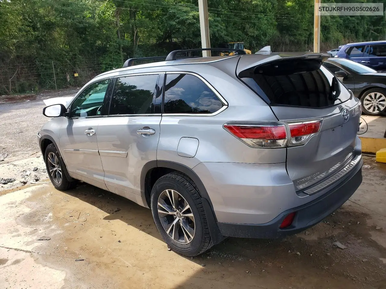 2016 Toyota Highlander VIN: 5TDJKRFH9GS502626 Lot: 60949126