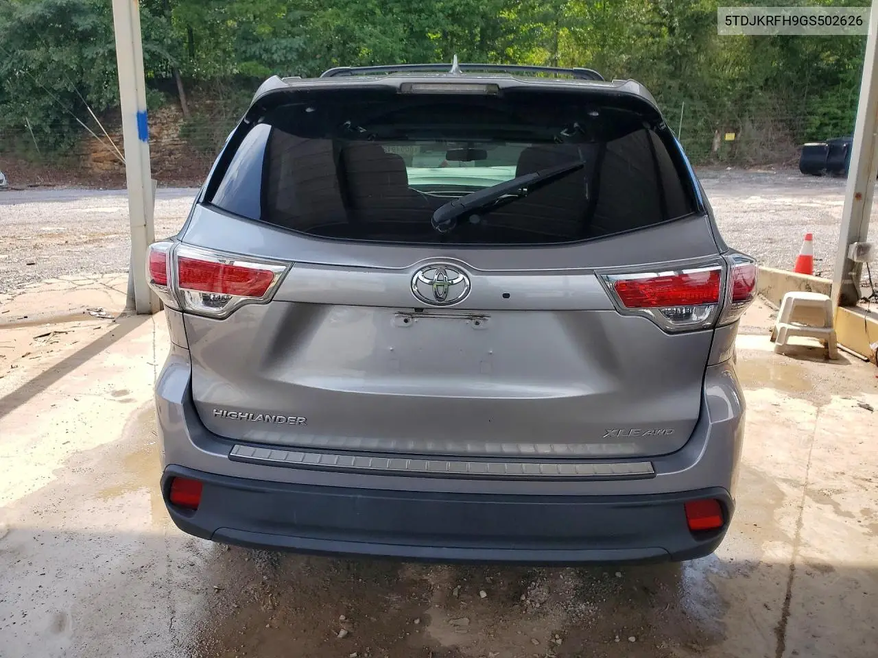 2016 Toyota Highlander VIN: 5TDJKRFH9GS502626 Lot: 60949126