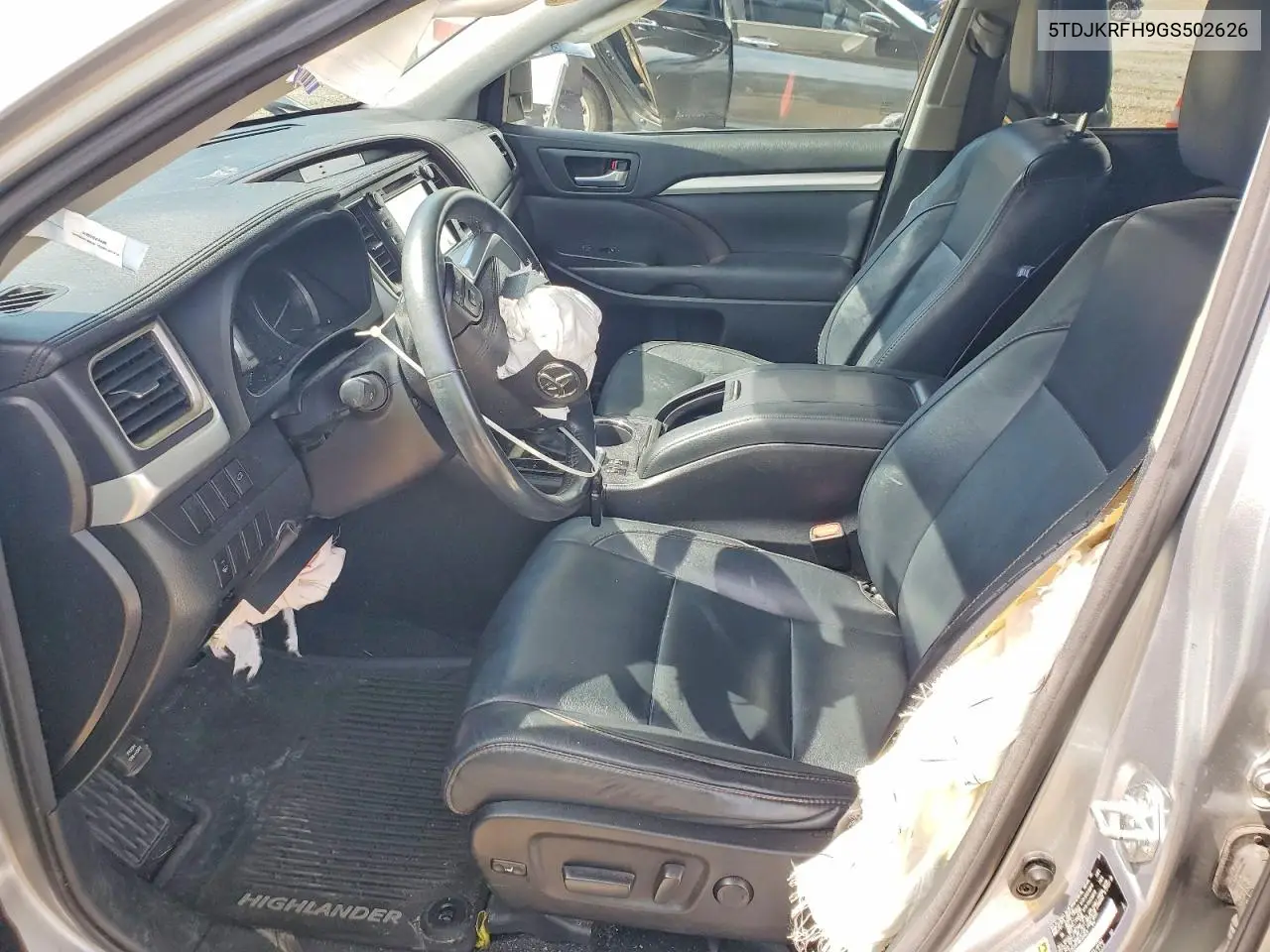 2016 Toyota Highlander VIN: 5TDJKRFH9GS502626 Lot: 60949126
