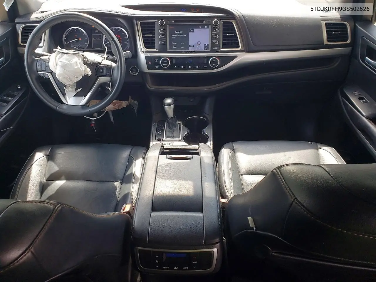 2016 Toyota Highlander VIN: 5TDJKRFH9GS502626 Lot: 60949126
